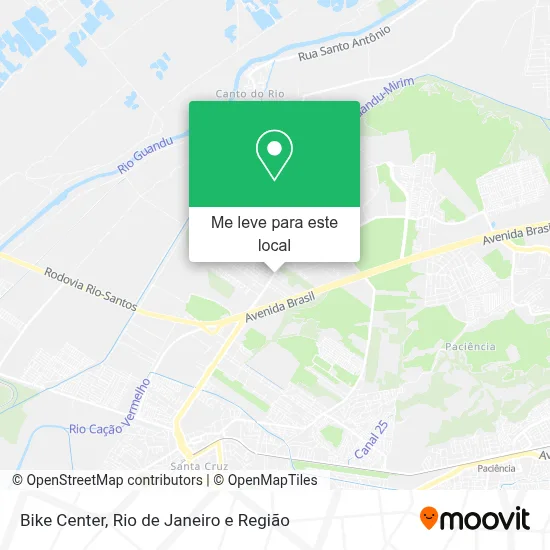 Bike Center mapa