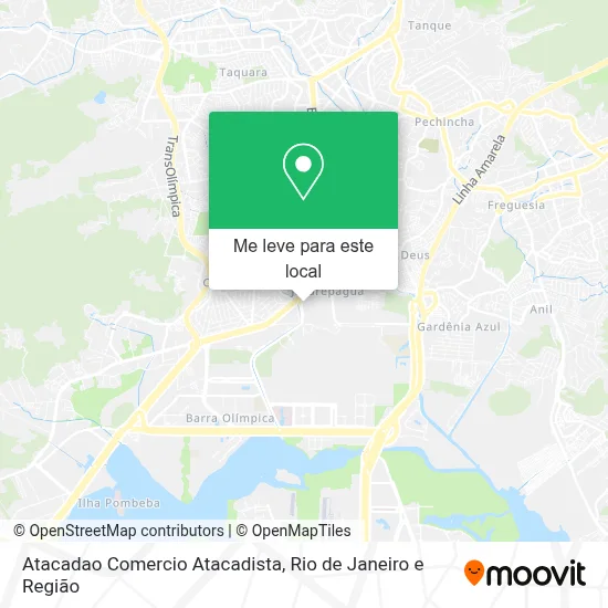 Atacadao Comercio Atacadista mapa