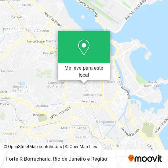 Forte R Borracharia mapa