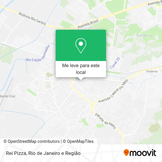 Rei Pizza mapa