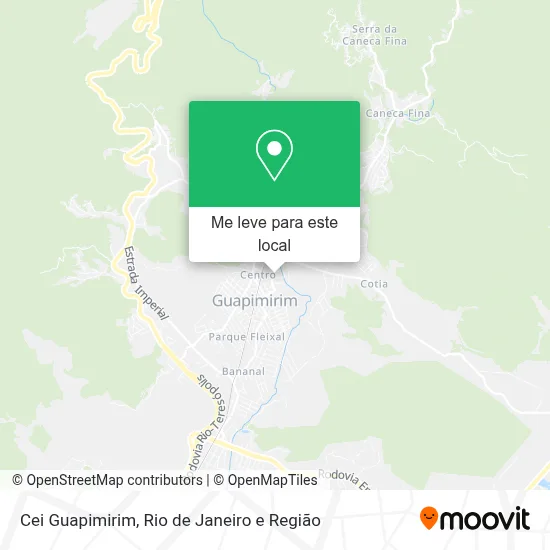 Cei Guapimirim mapa