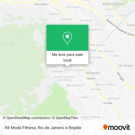 Rê Moda Fitness mapa