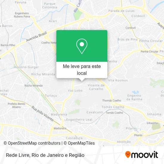 Rede Livre mapa