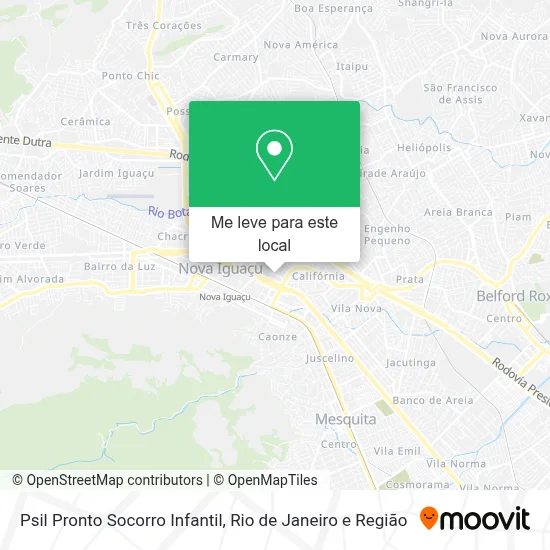 Psil Pronto Socorro Infantil mapa