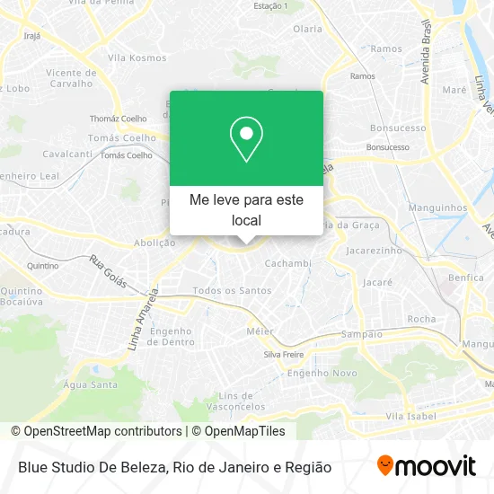 Blue Studio De Beleza mapa
