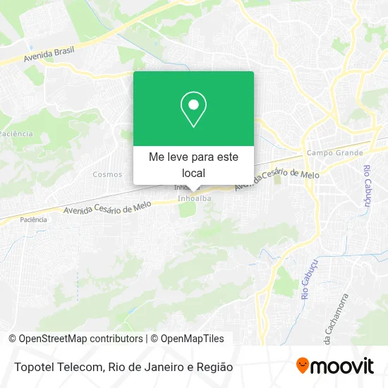Topotel Telecom mapa