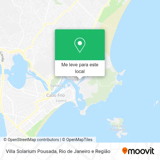 Villa Solarium Pousada mapa