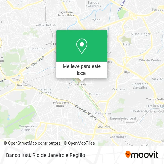Banco Itaú mapa
