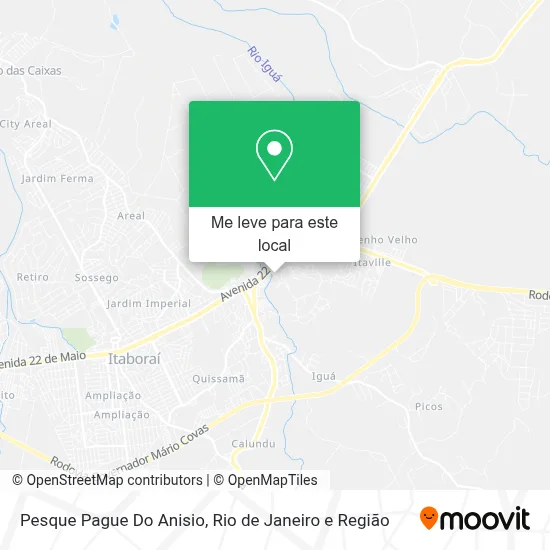 Pesque Pague Do Anisio mapa