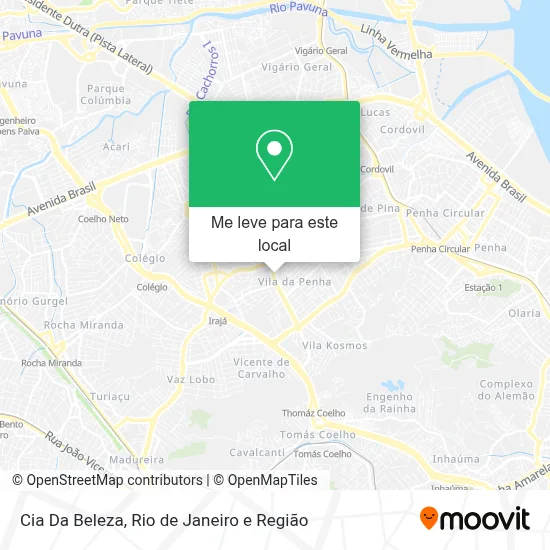 Cia Da Beleza mapa