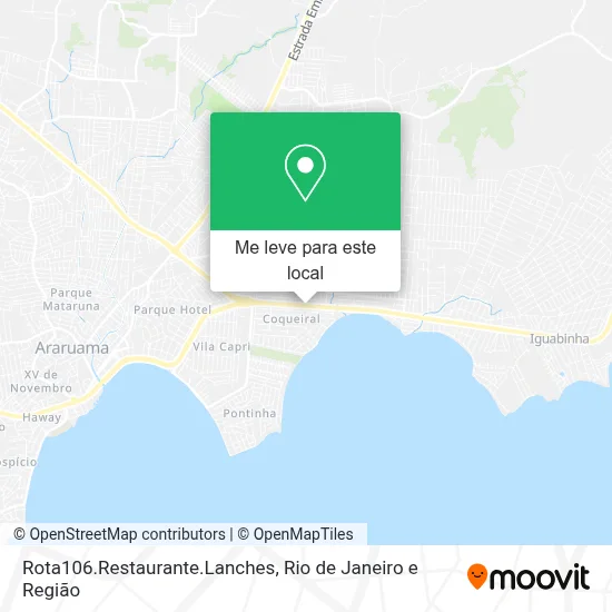 Rota106.Restaurante.Lanches mapa