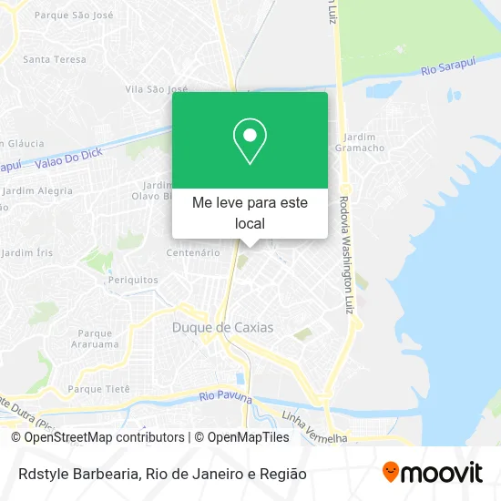 Rdstyle Barbearia mapa