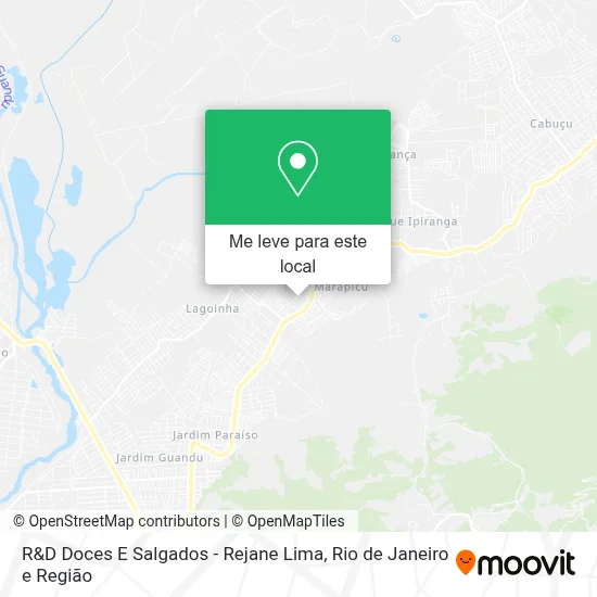 R&D Doces E Salgados - Rejane Lima mapa