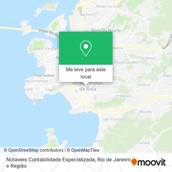 Notaveis Contabilidade Especializada mapa