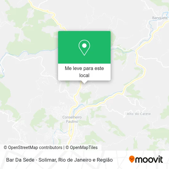 Bar Da Sede - Solimar mapa