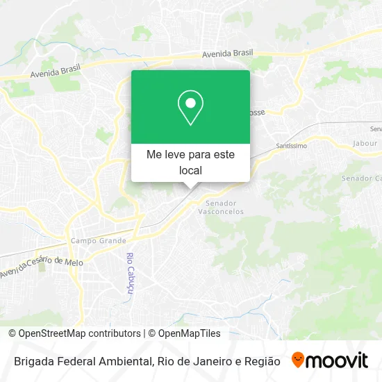 Brigada Federal Ambiental mapa