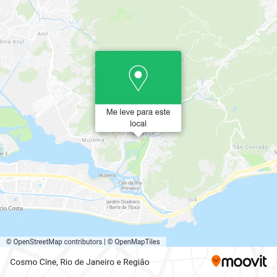 Cosmo Cine mapa