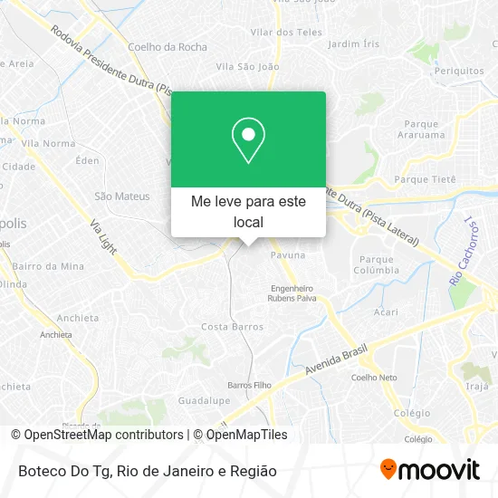Boteco Do Tg mapa
