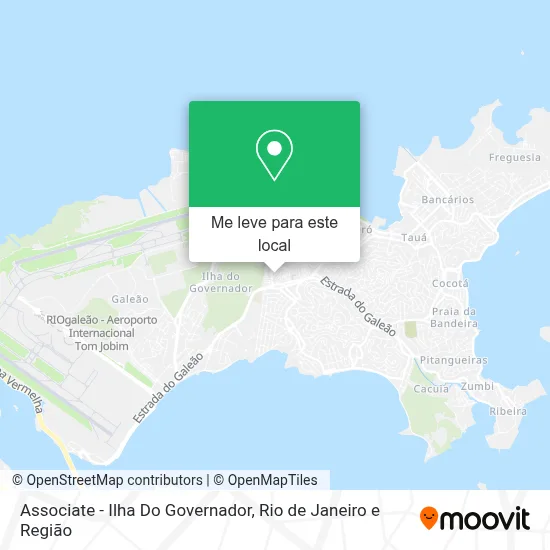 Associate - Ilha Do Governador mapa