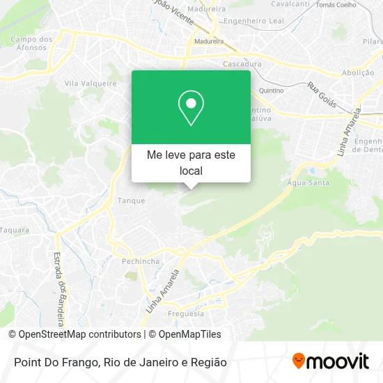 Point Do Frango mapa