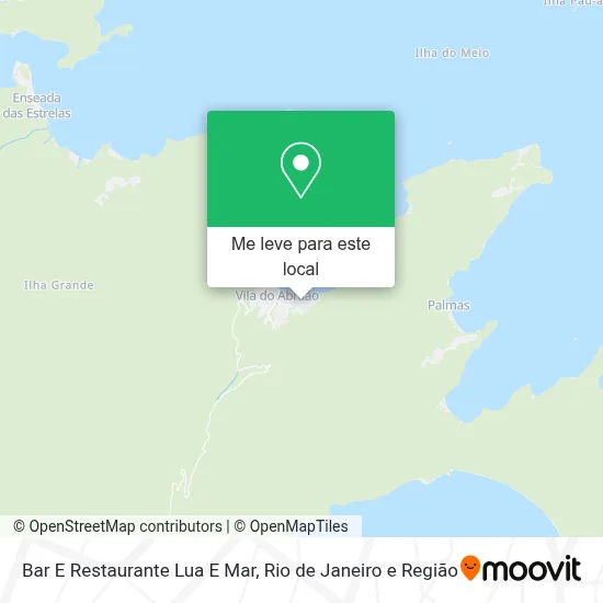 Bar E Restaurante Lua E Mar mapa