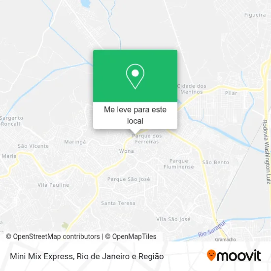 Mini Mix Express mapa