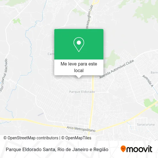 Parque Eldorado Santa mapa