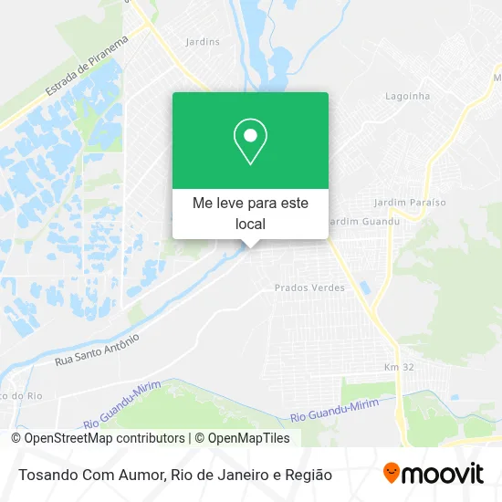 Tosando Com Aumor mapa