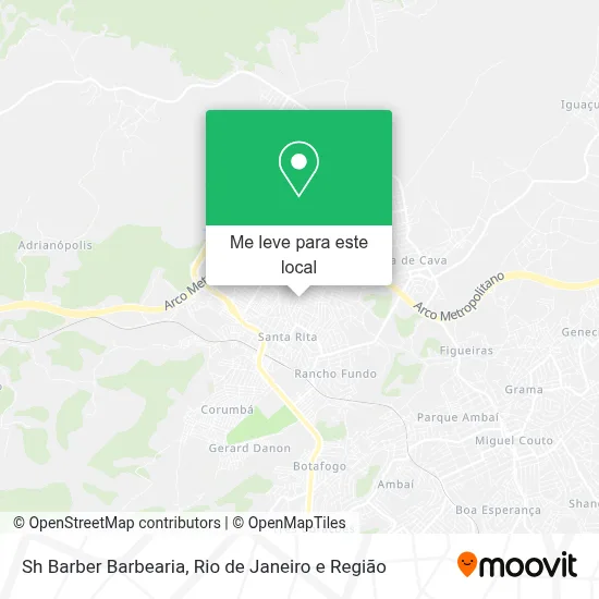 Sh Barber Barbearia mapa