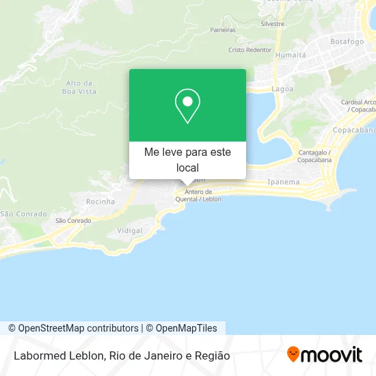 Labormed Leblon mapa