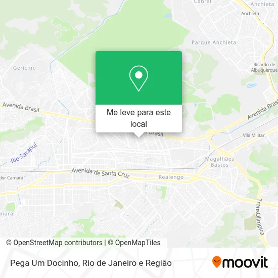 Pega Um Docinho mapa