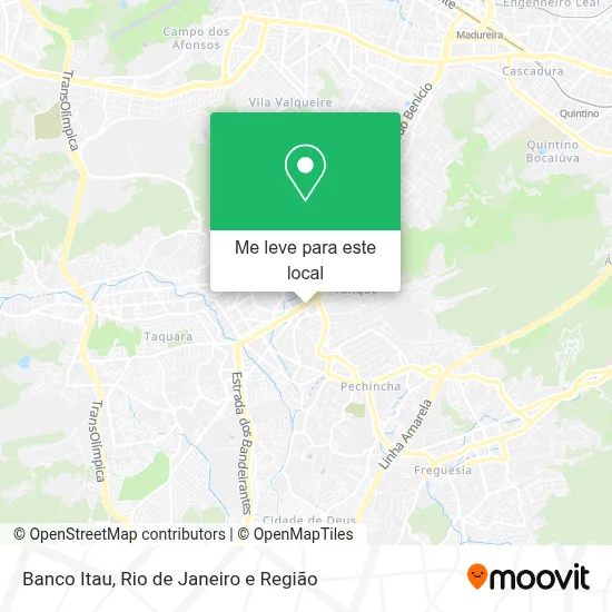 Banco Itau mapa