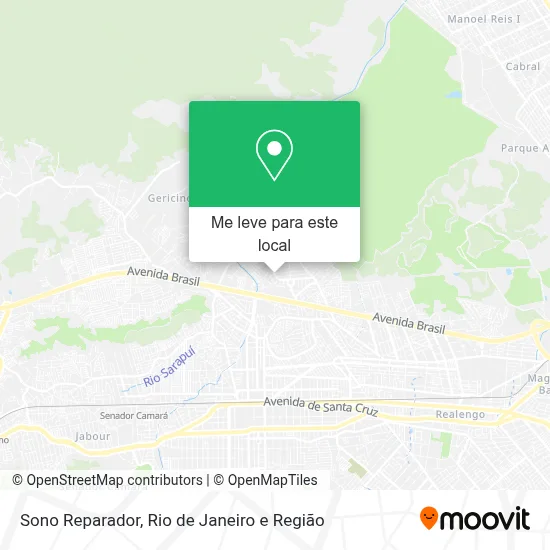 Sono Reparador mapa