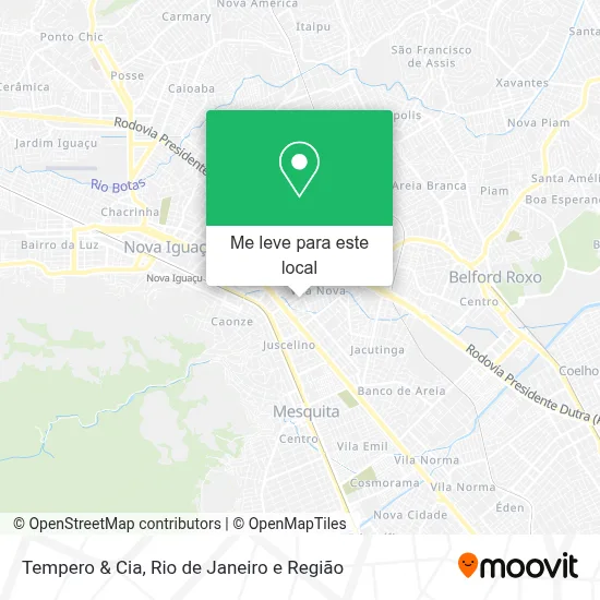 Tempero & Cia mapa
