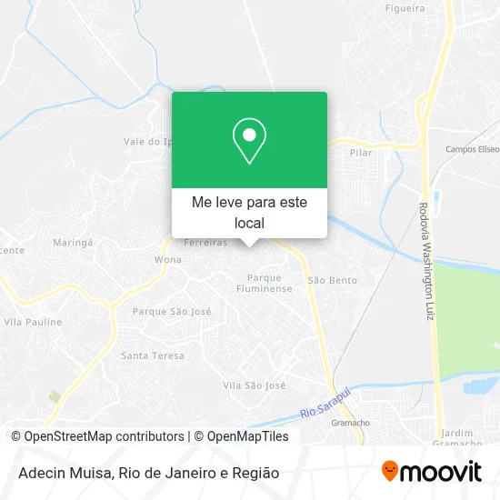 Adecin Muisa mapa