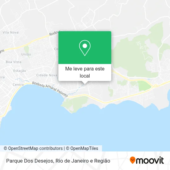 Parque Dos Desejos mapa