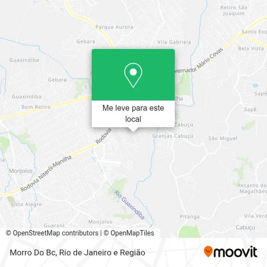 Morro Do Bc mapa