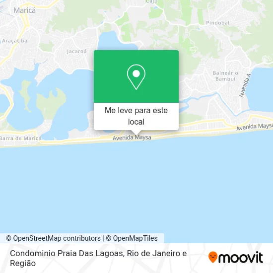 Condominio Praia Das Lagoas mapa