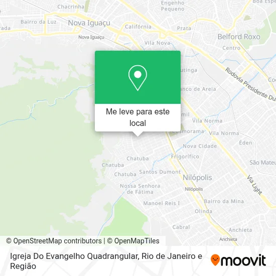 Igreja Do Evangelho Quadrangular mapa