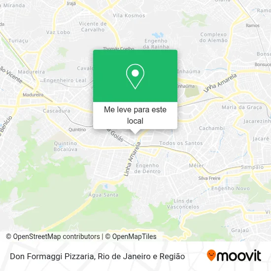 Don Formaggi Pizzaria mapa