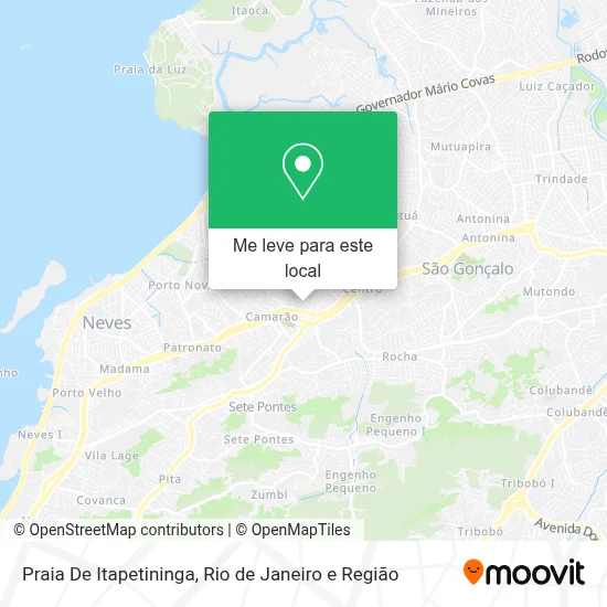 Praia De Itapetininga mapa