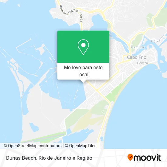 Dunas Beach mapa