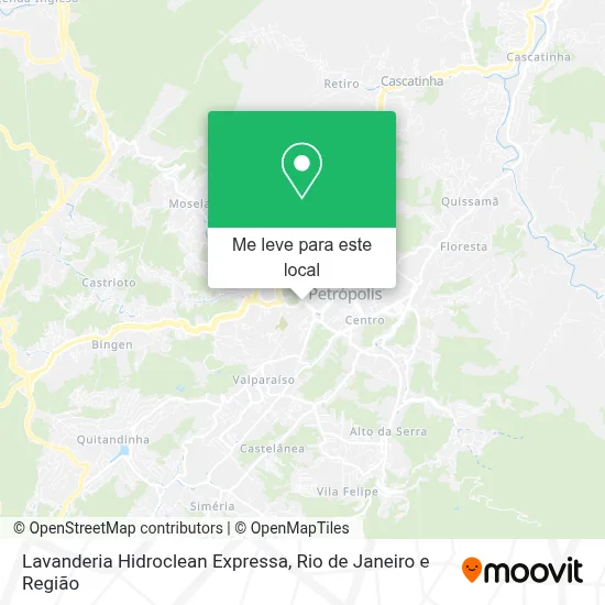 Lavanderia Hidroclean Expressa mapa