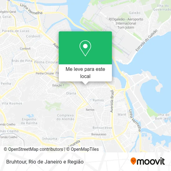 Bruhtour mapa