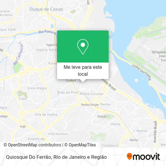 Quiosque Do Ferrão mapa