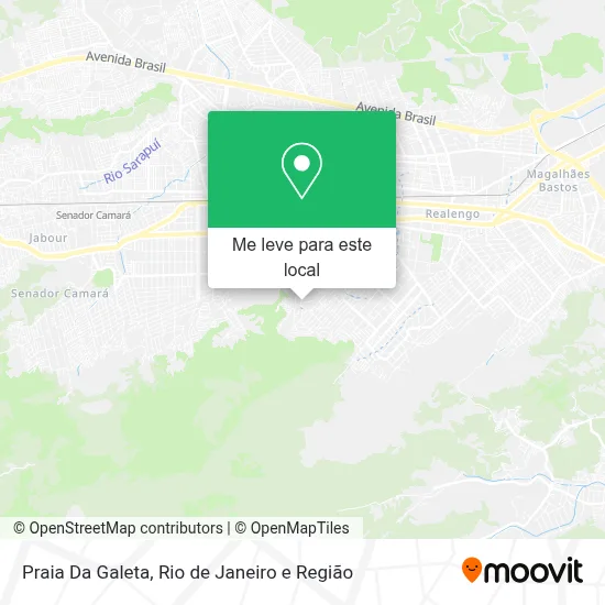 Praia Da Galeta mapa