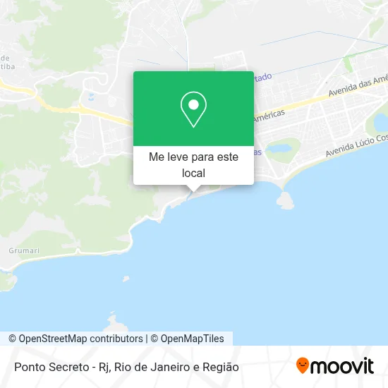 Ponto Secreto - Rj mapa