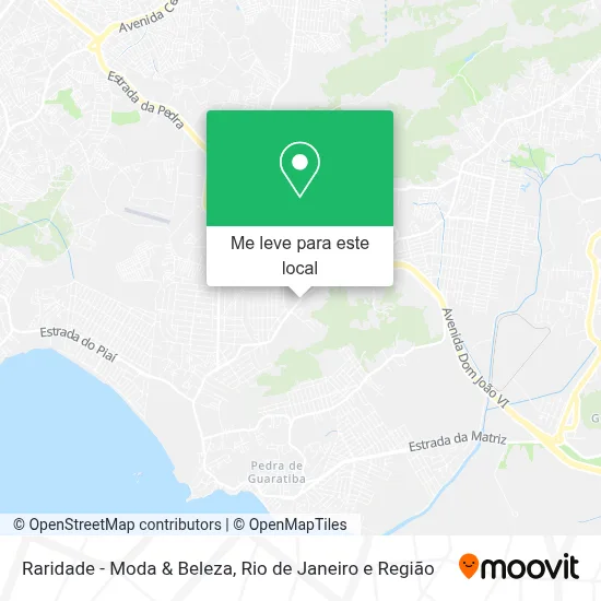 Raridade - Moda & Beleza mapa