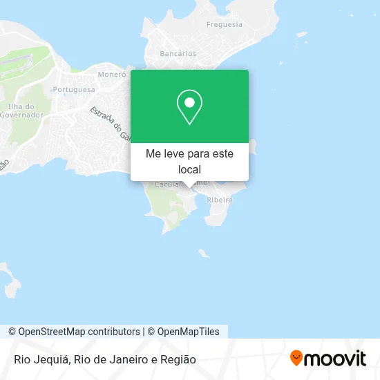 Rio Jequiá mapa
