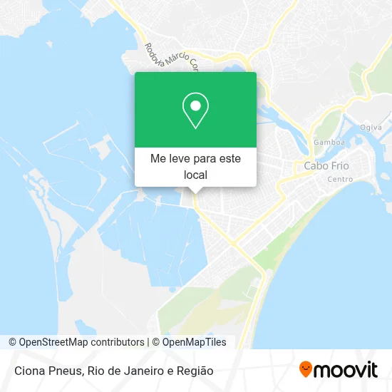 Ciona Pneus mapa